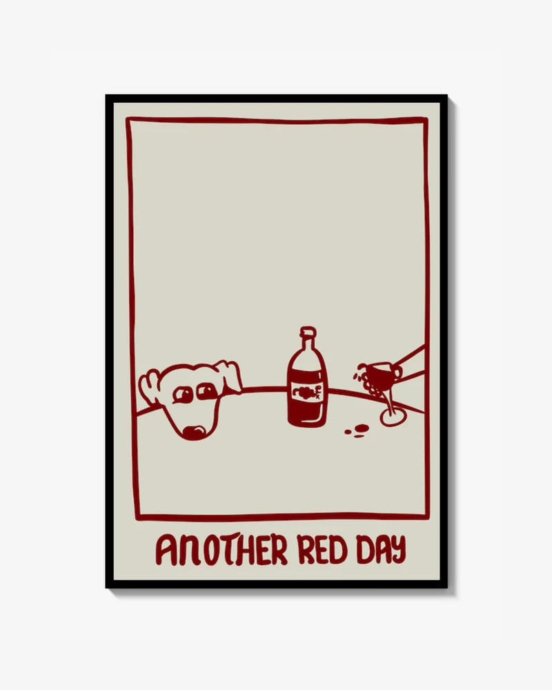 Another Red Day Print