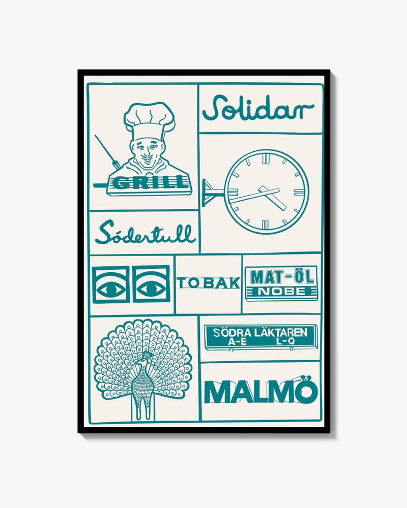 Malmö Signs Print