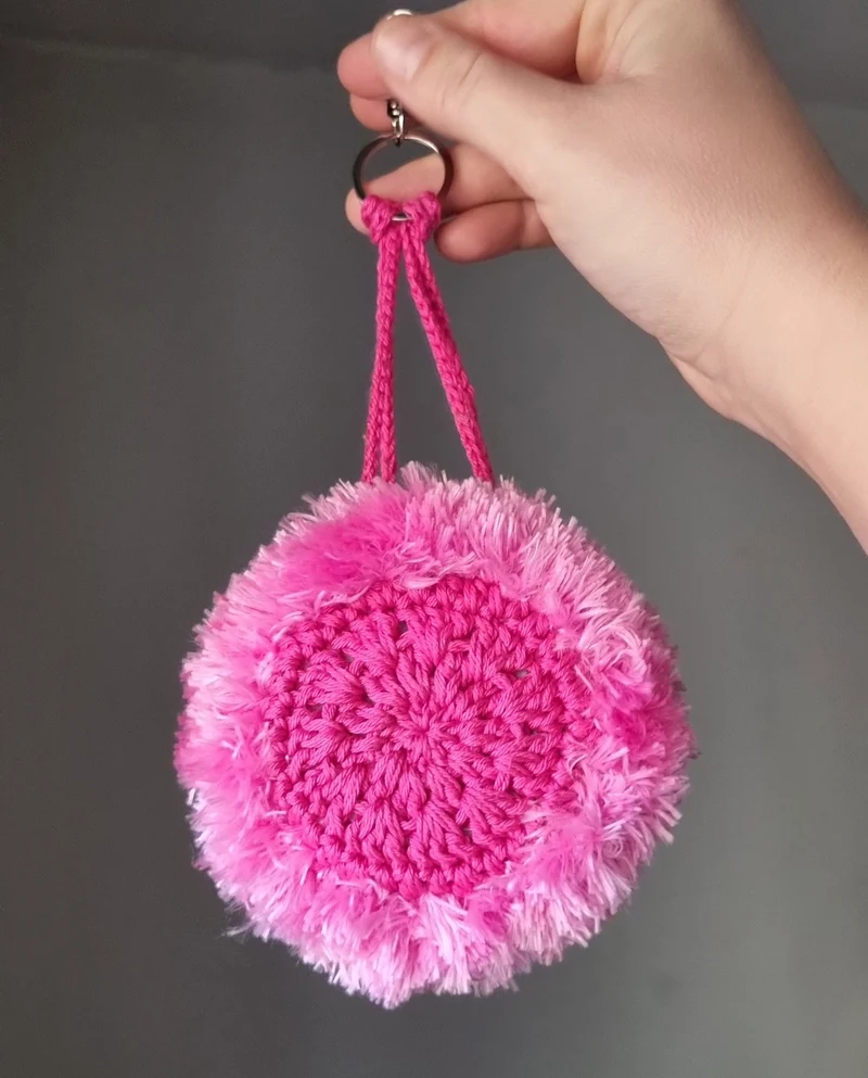 Snusväska, Plysch - Djup Rosa