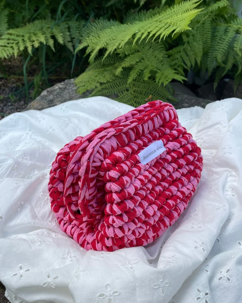 Ester makeup bag - Red/pink
