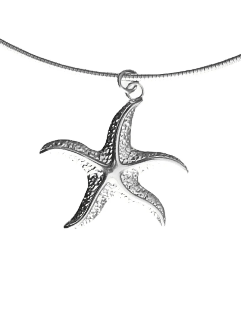 HONEYSUCKLE - Silver Sjöstjärna Halsband