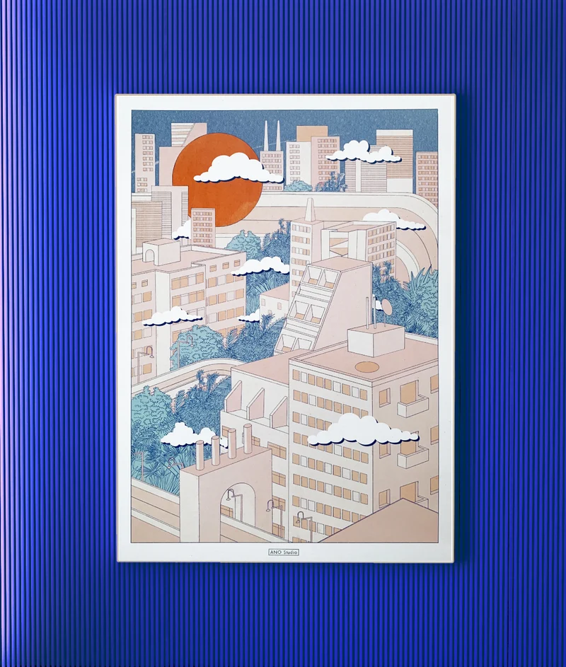 Town Art Print