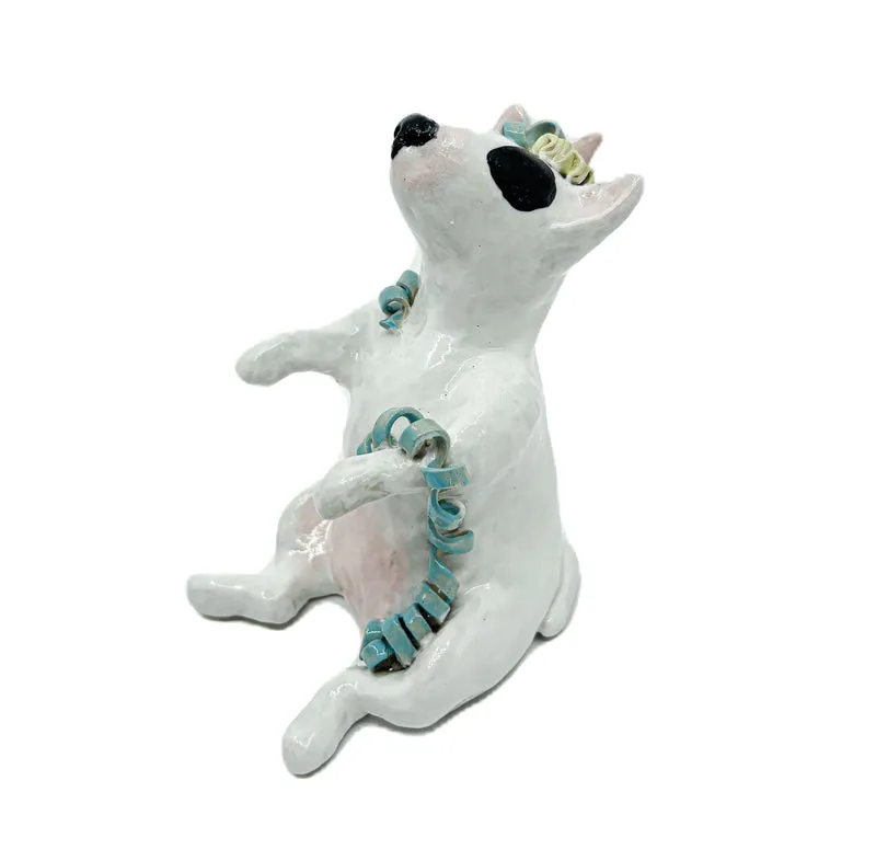 Skulptur / Figurin - Bert the bull terrier