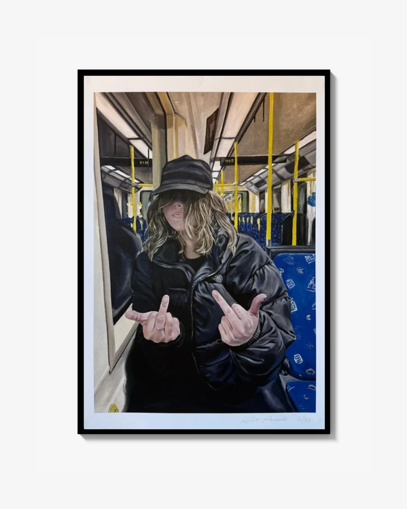 ”Klar nu”-poster, signerad och numrerad