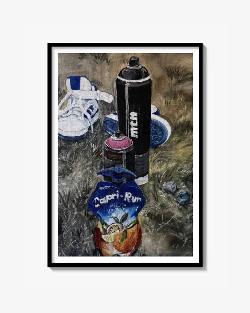 Capri run- poster, signerad och numrerad