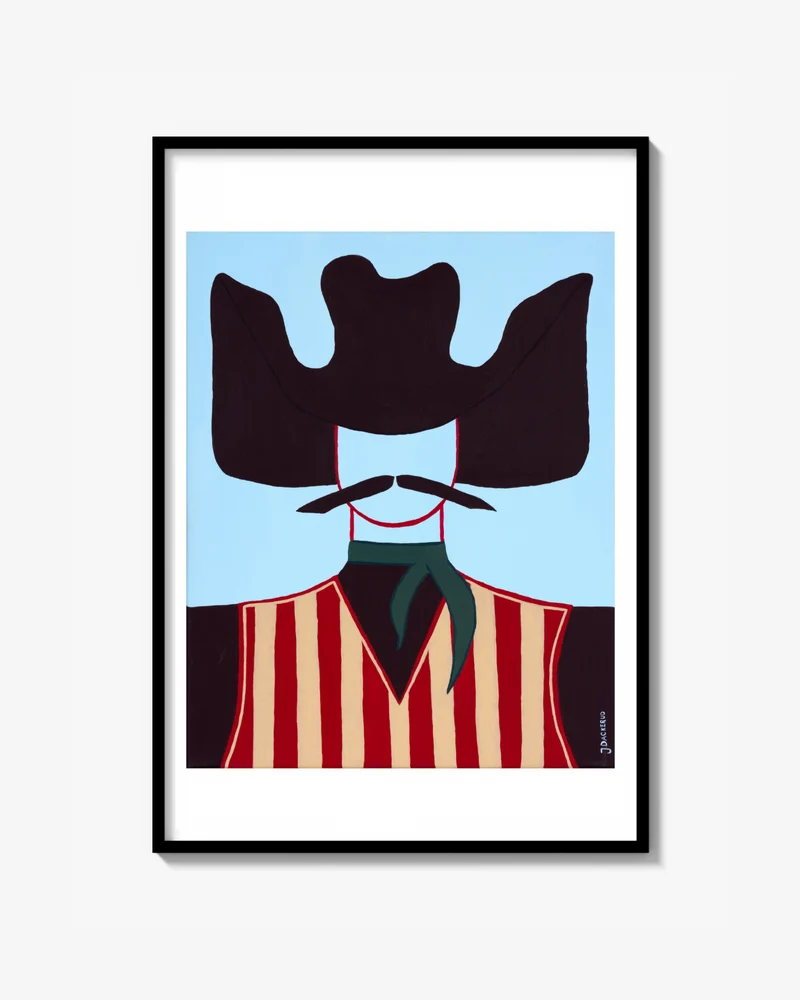 Also Striped Cowboy - Poster