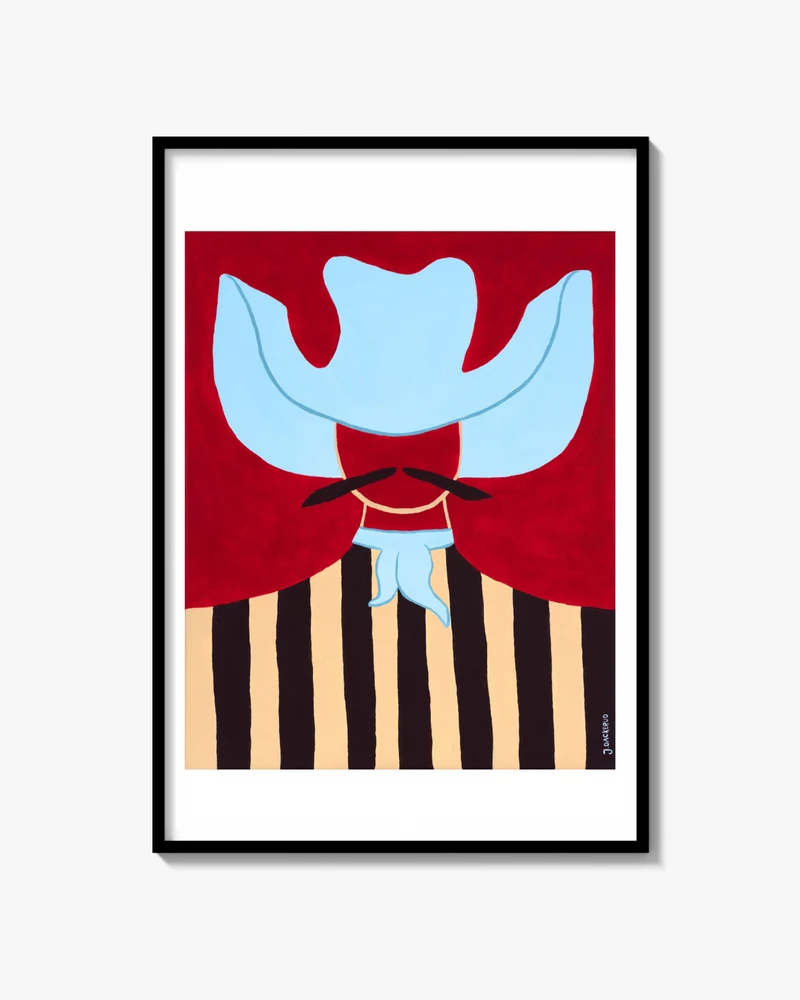 Striped Cowboy - Poster