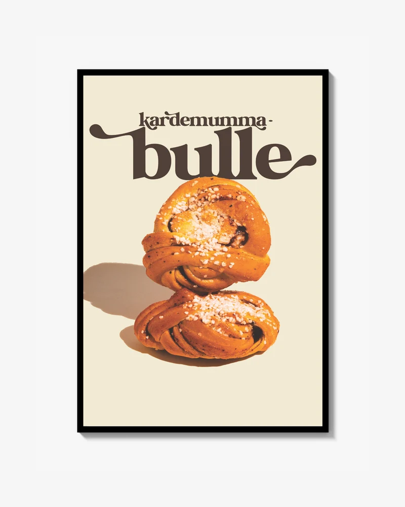 Kardemummabulle Grafisk Print