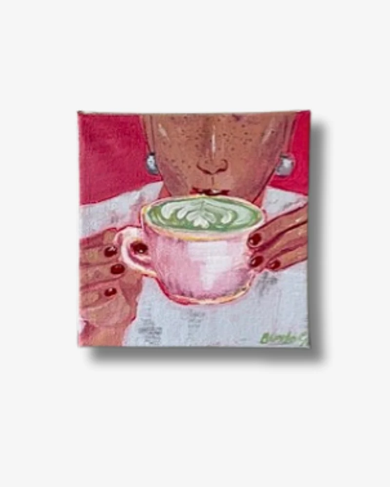 Matcha Drinker - Original Målning