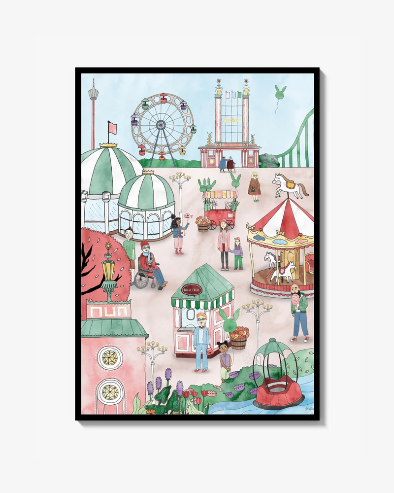 En dag på Liseberg Poster