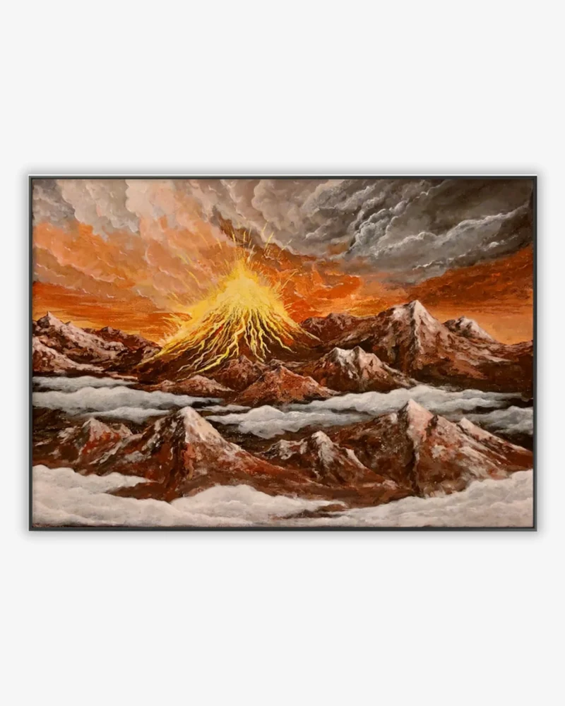 Mountain on fire Original