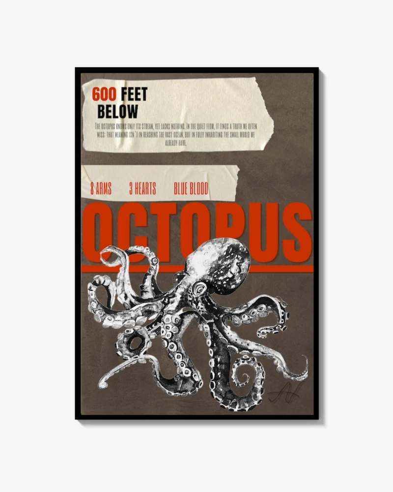 600 FEET BELOW 1 - poster