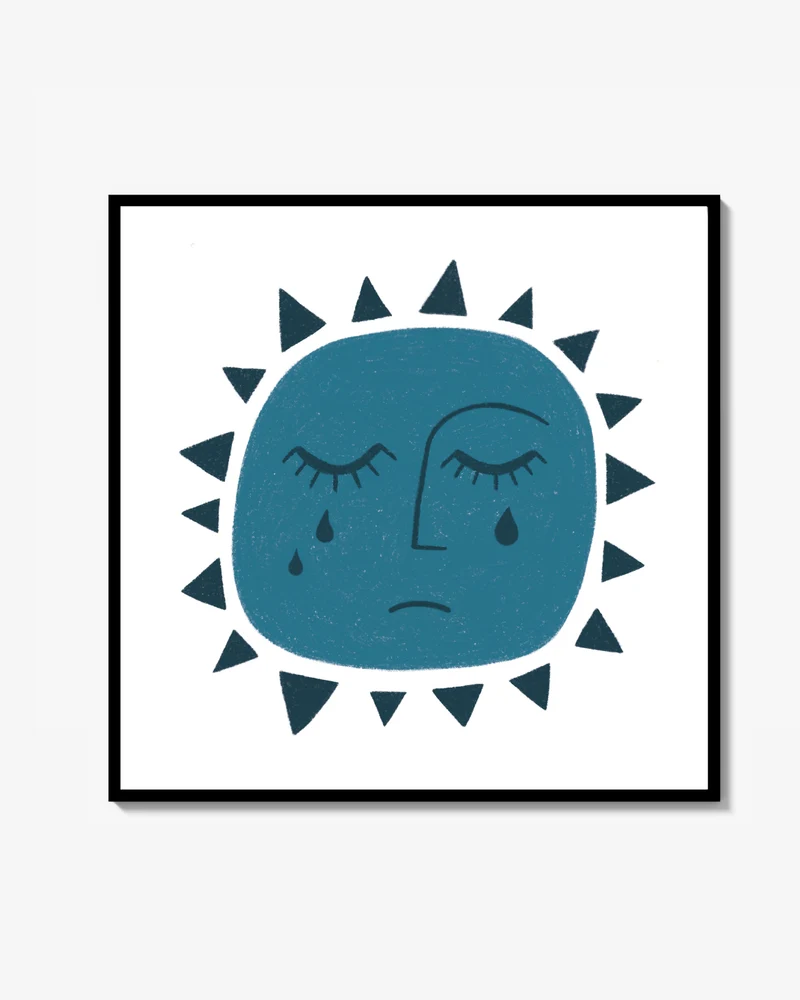 Crying Sun Poster