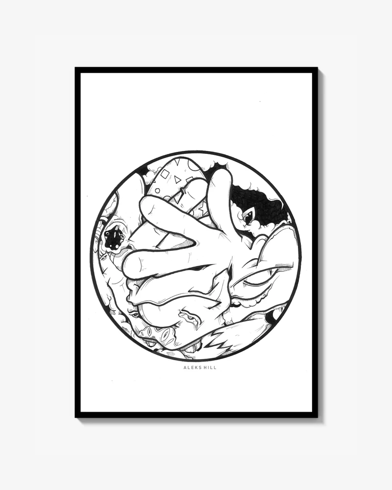 'Hold me Dear' - Print