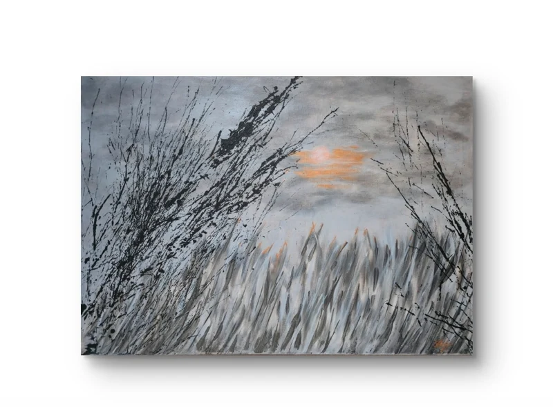Aurora – Original akrylmålning på duk. 50×70