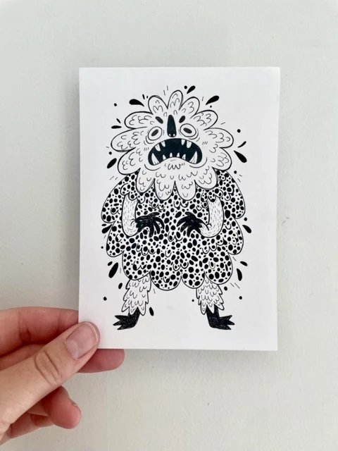 Monster Drawing - Troll