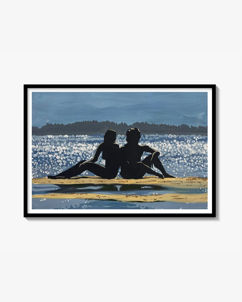 Couple by the sea Poster