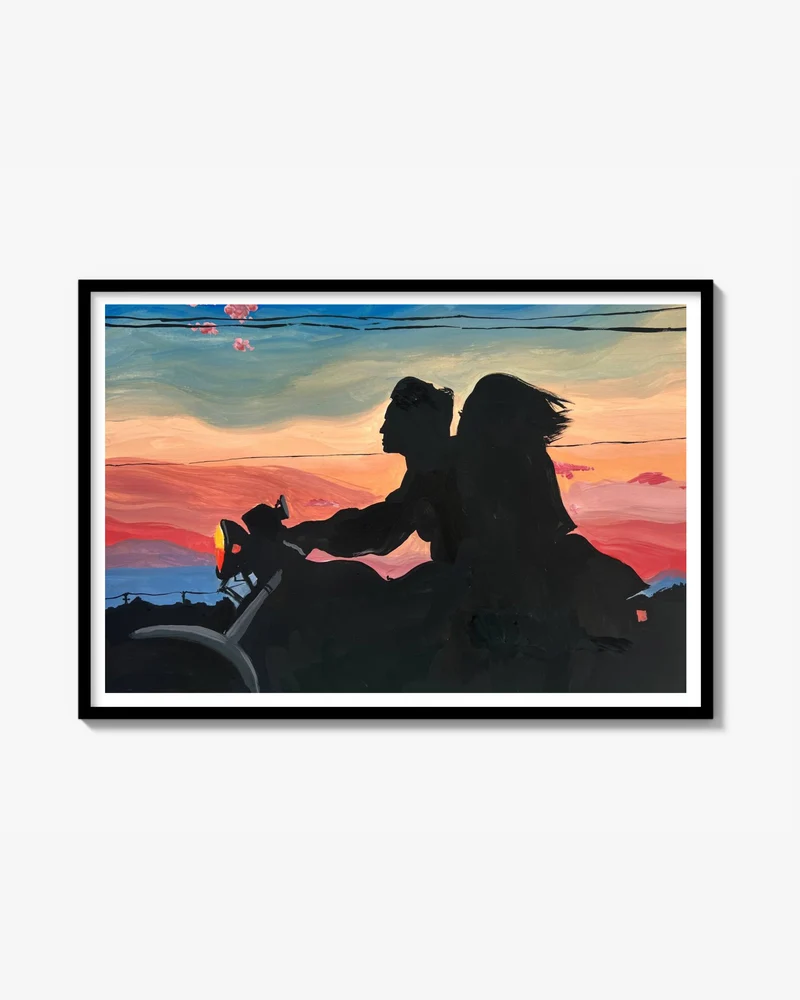 Ride into the sunset Poster