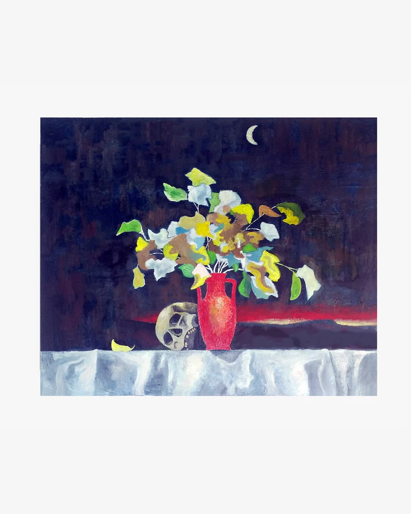 Flowers and Cranium, Original målning