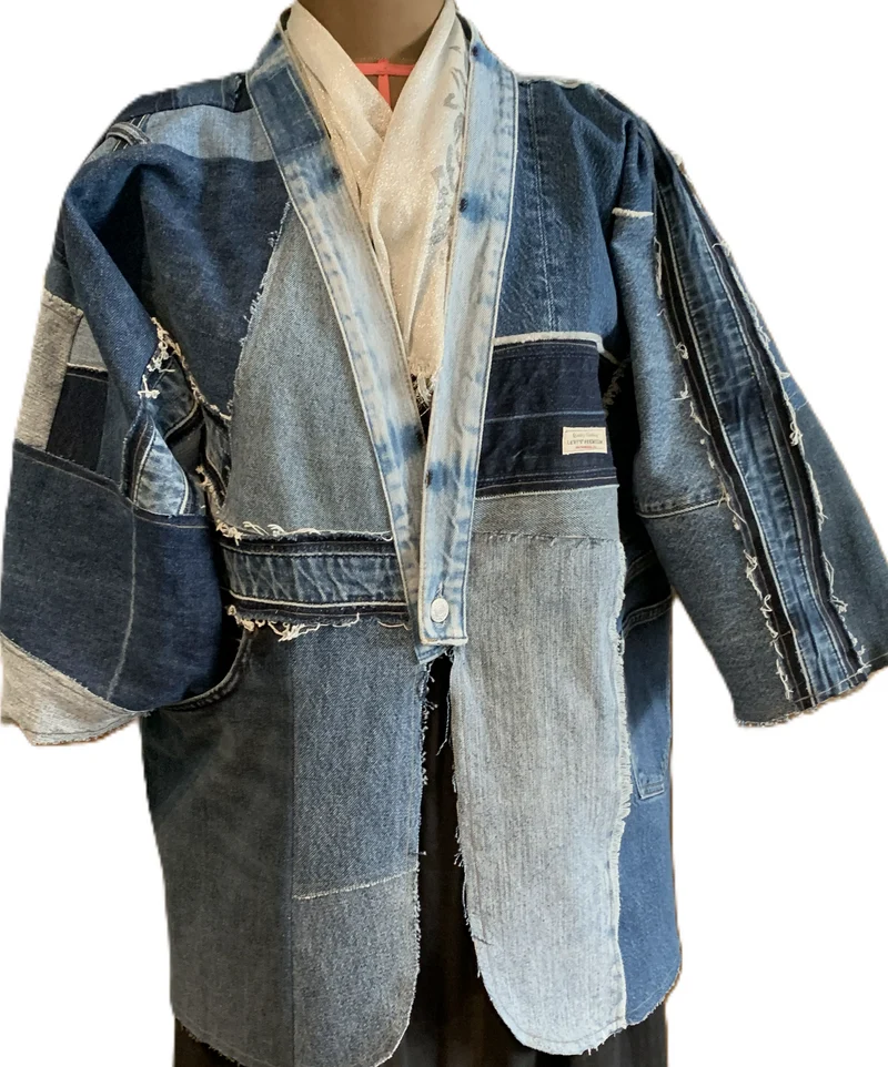 Denim Jacka återbruk 1 Blå