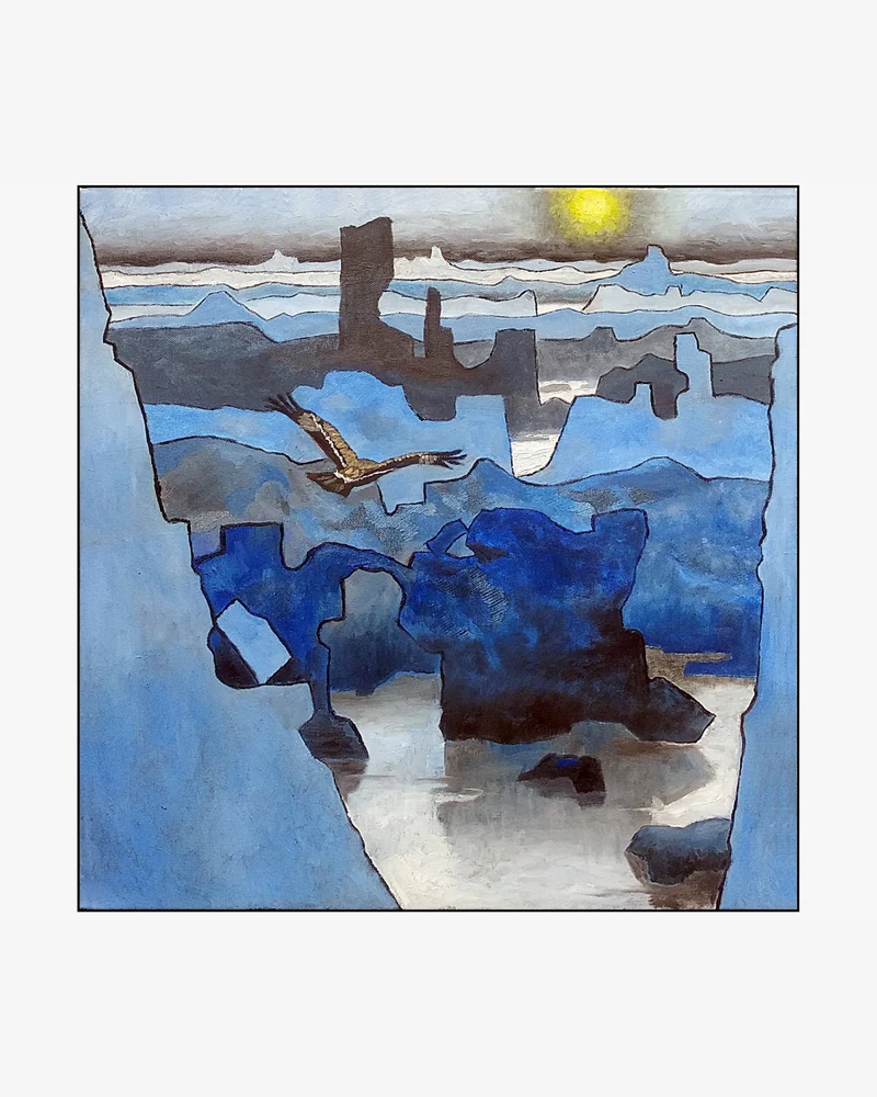 Rocky Landscape, Original målning