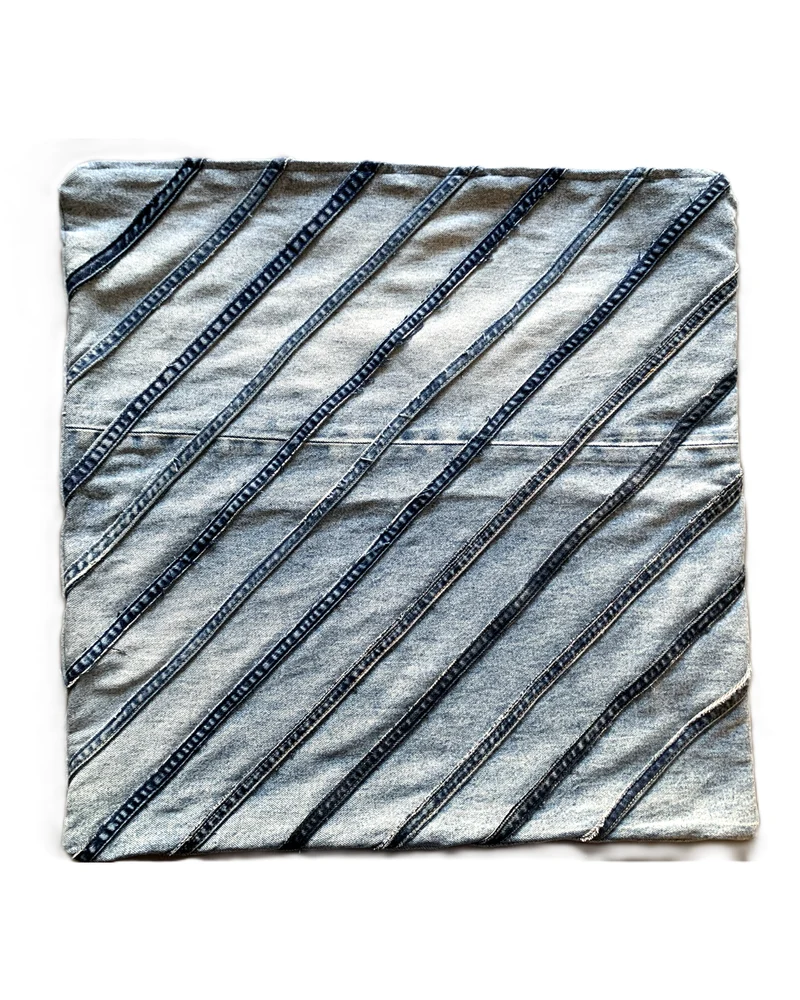 Kuddfodral denim 13