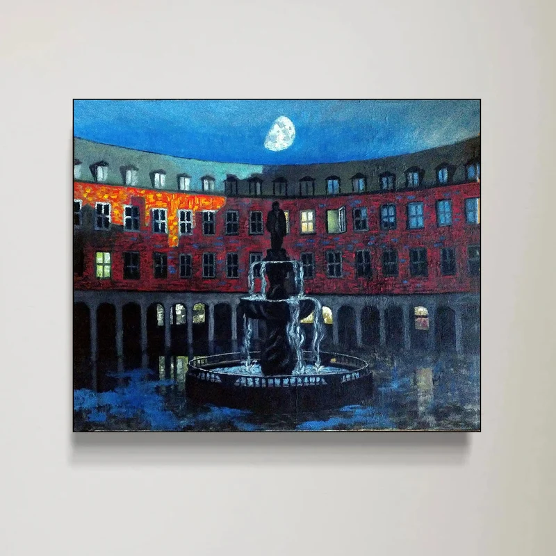 The Fountain, original målning