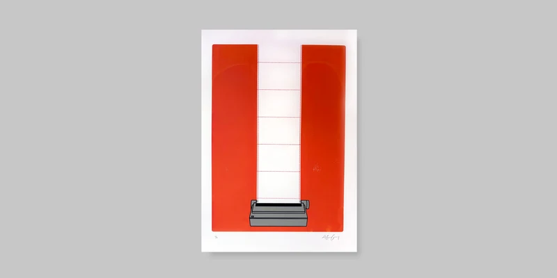 Skrivare Fine Art Screen Print