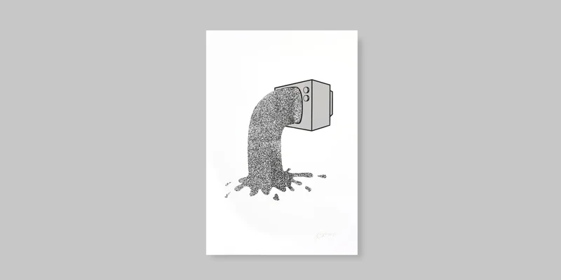 TV Fine Art Screen Print