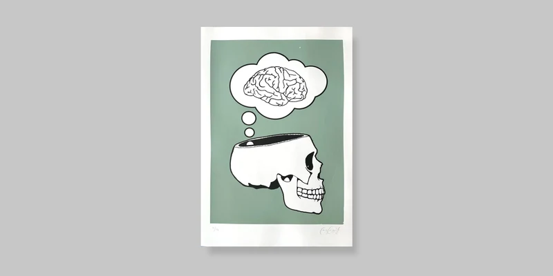 Thinking Fine Art Screen Print