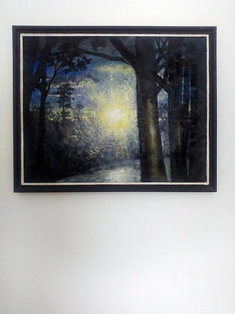 Sun, målning Original