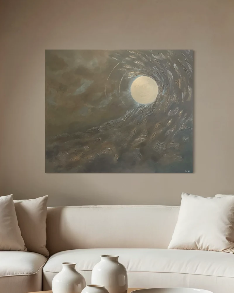"Aska" Original målning