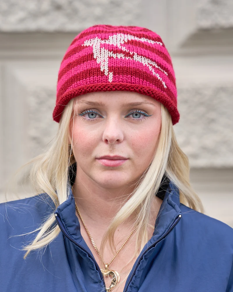 Birdie Mössa (röd/rosa)