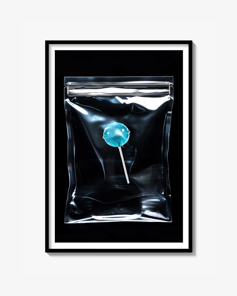 CANDY-blue pop Print