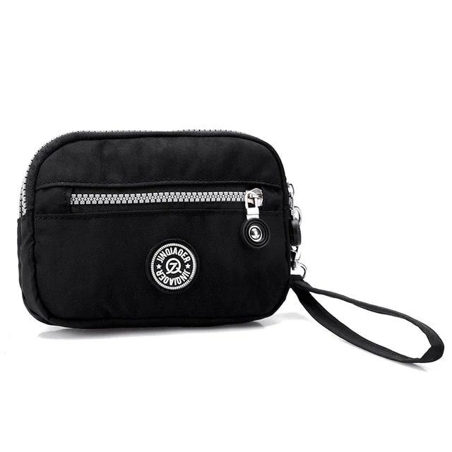 Fashion Women's Purses Casual Nylon Zipper Female Carteira Ladies Wallet Female handbag Wristlet Money Bag Clutches Coin Pocket