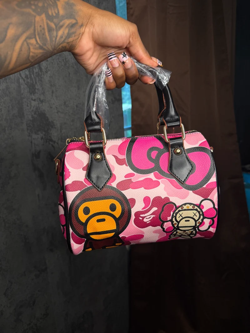 Pink Baby Milo Pillow Bag
