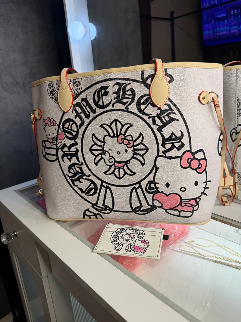 Chrome x Hk tote ( beige handles )