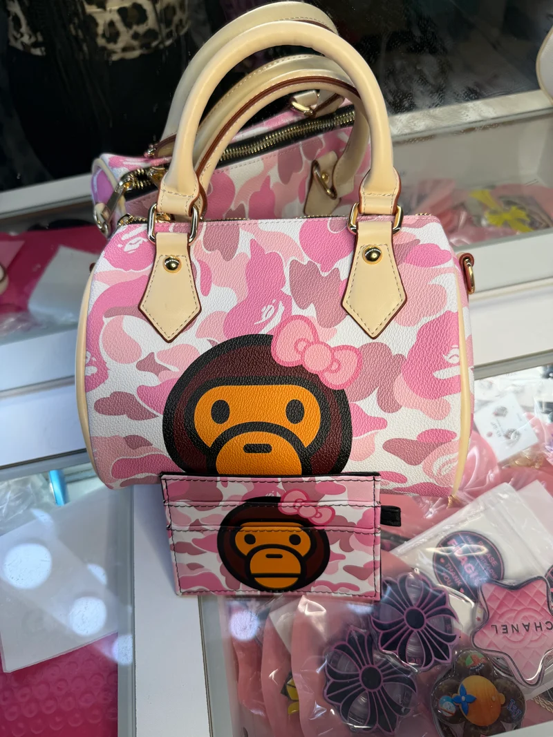 Pink Camo Milo Pillow Bag