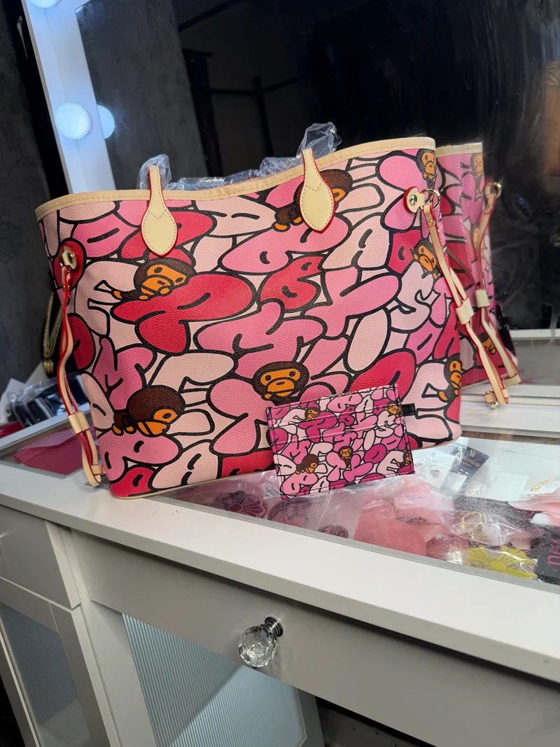 Pink ABC Tote