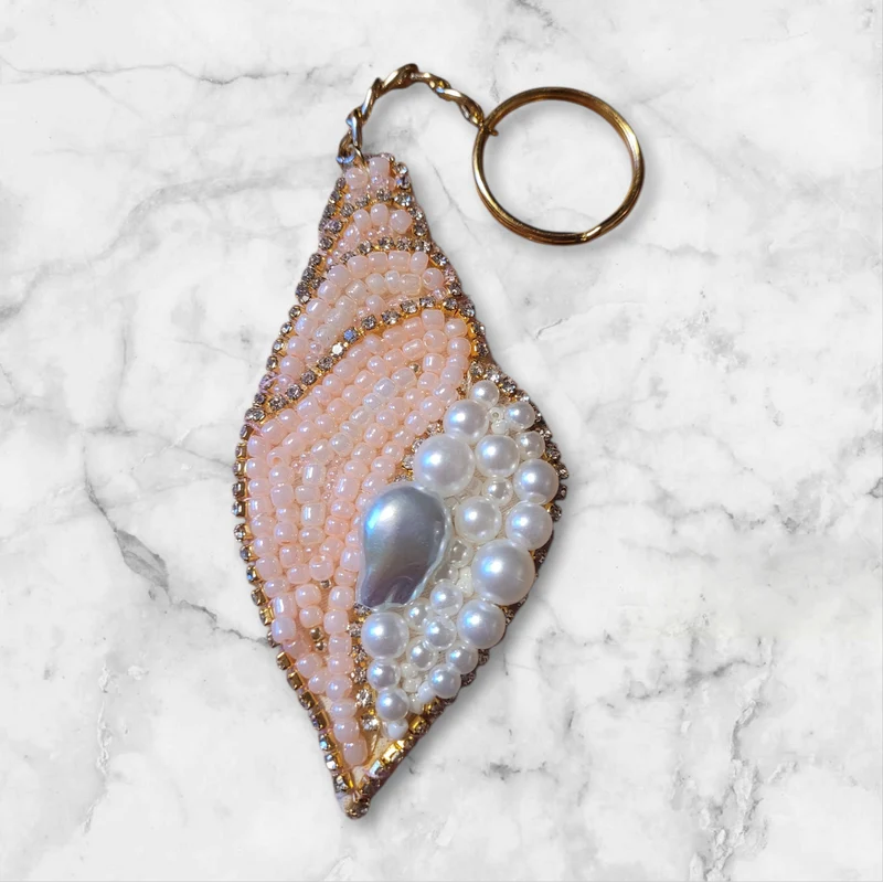 Väskberlock / Nyckelring, Seashell