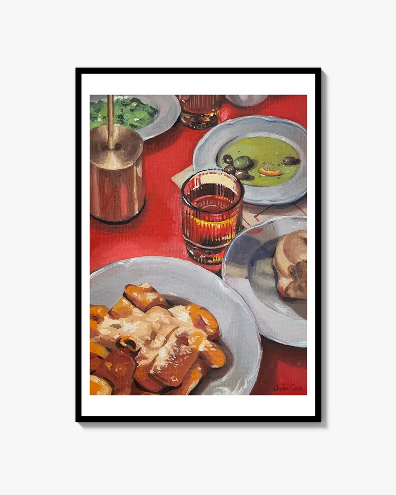 Last Dinner In Boston Röd Poster