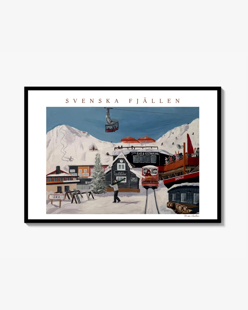 Svenska fjällen - Poster
