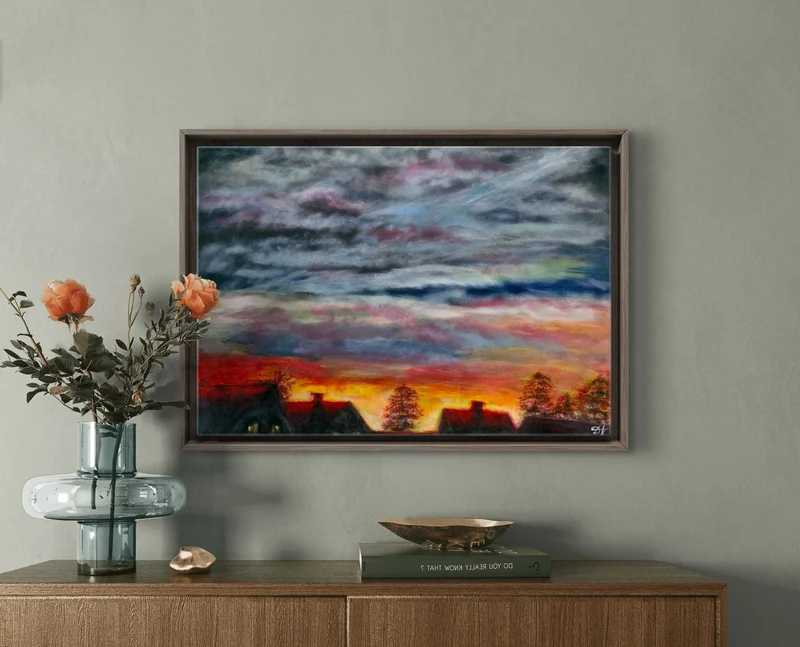 A Moment of Eternity Original på duk (50×70 cm)