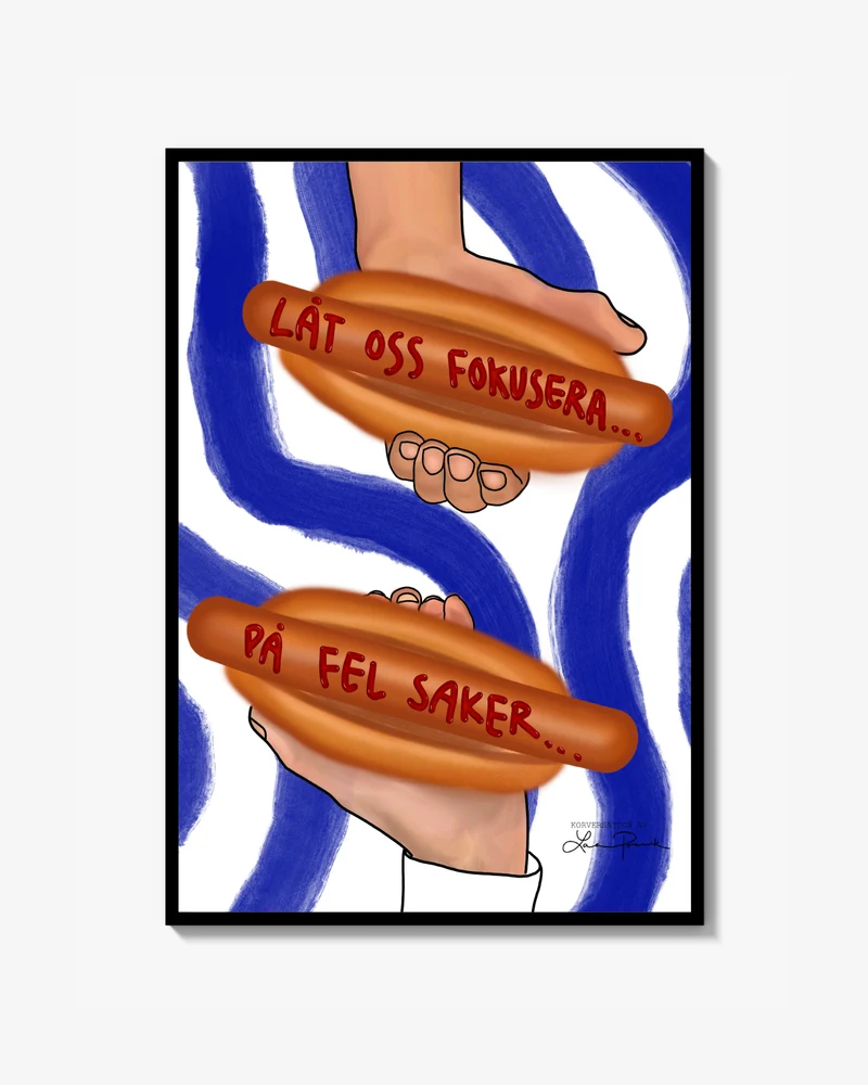 Konversation "LÅT OSS FOKUSERA…" Poster
