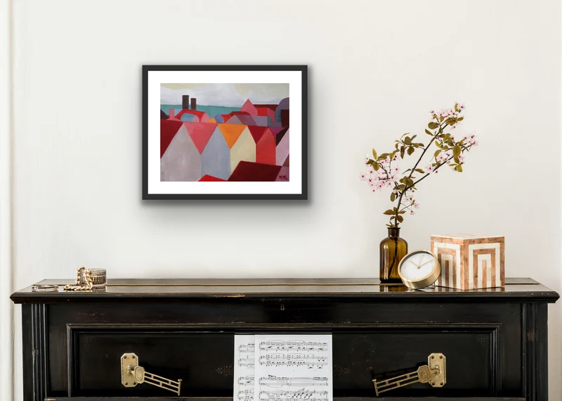From a French window Art Print