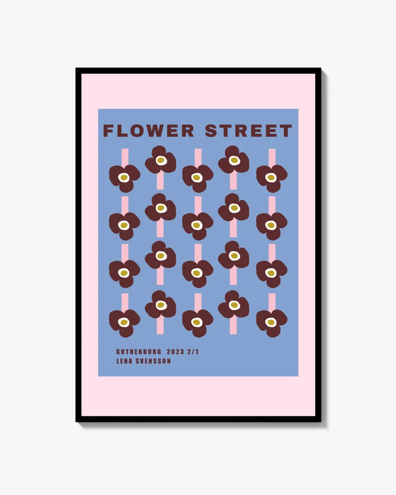 Flower Street Poster