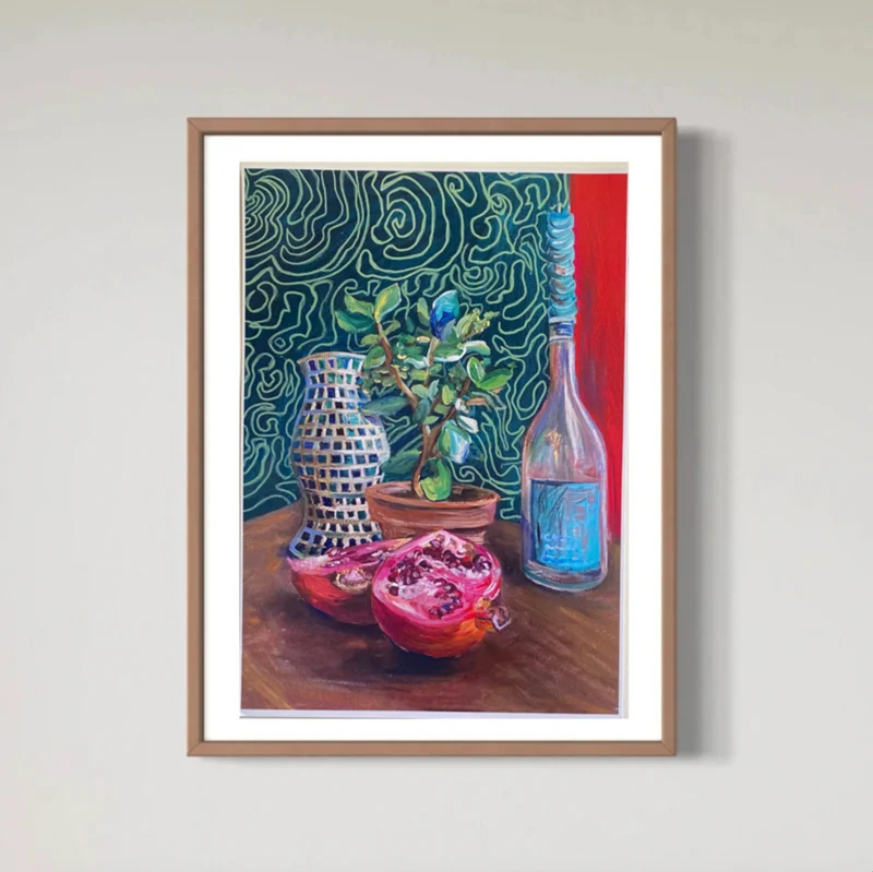 “Boring day” A3 Art Print