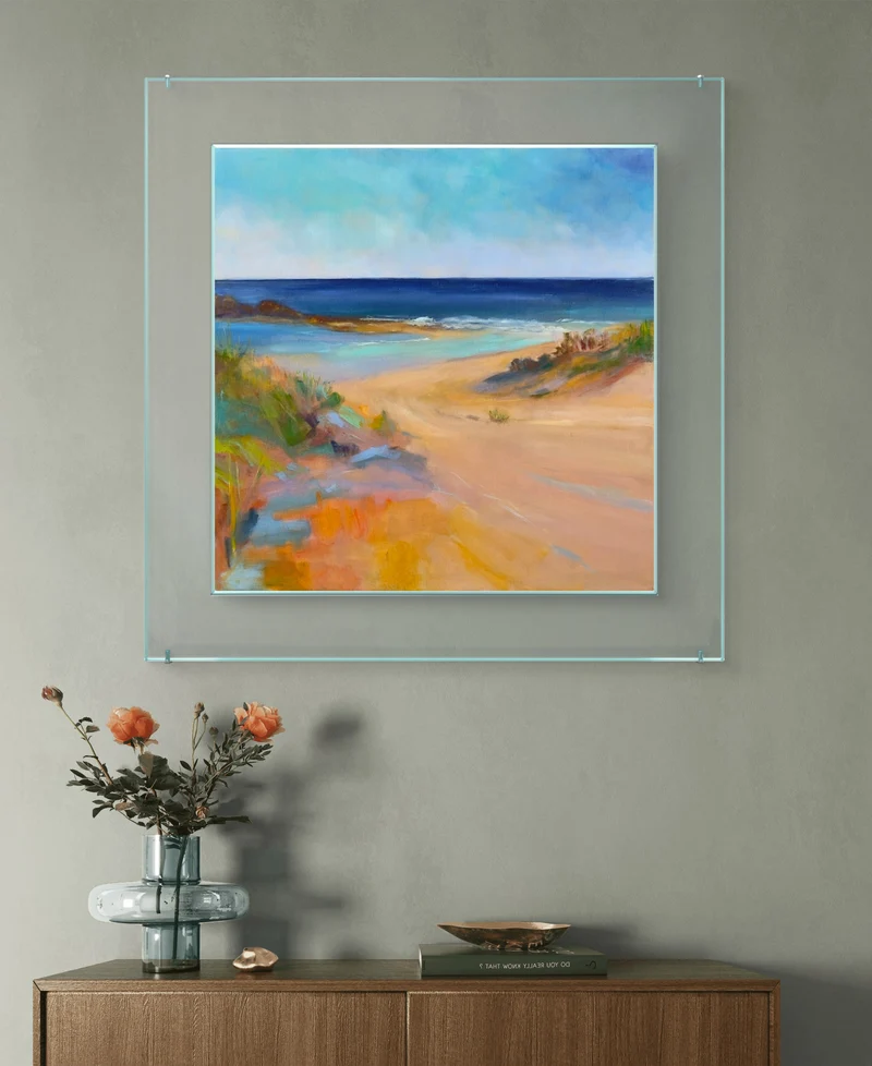 Seaside Serenity Original Oljemålning - Sea Whispers Series