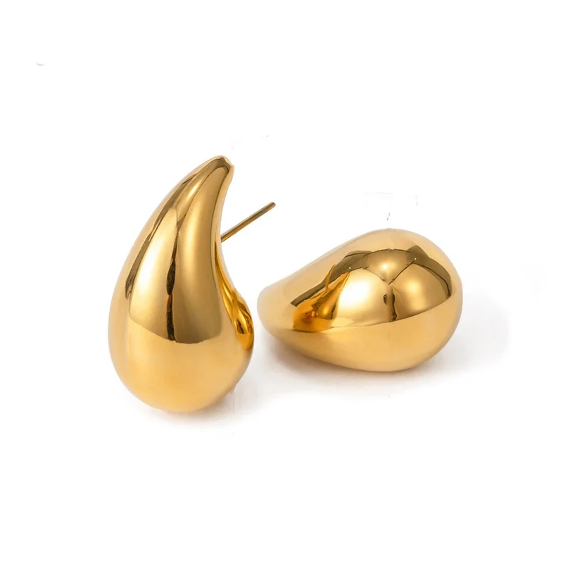 FAUCARIA - Chunky Guld Örhängen
