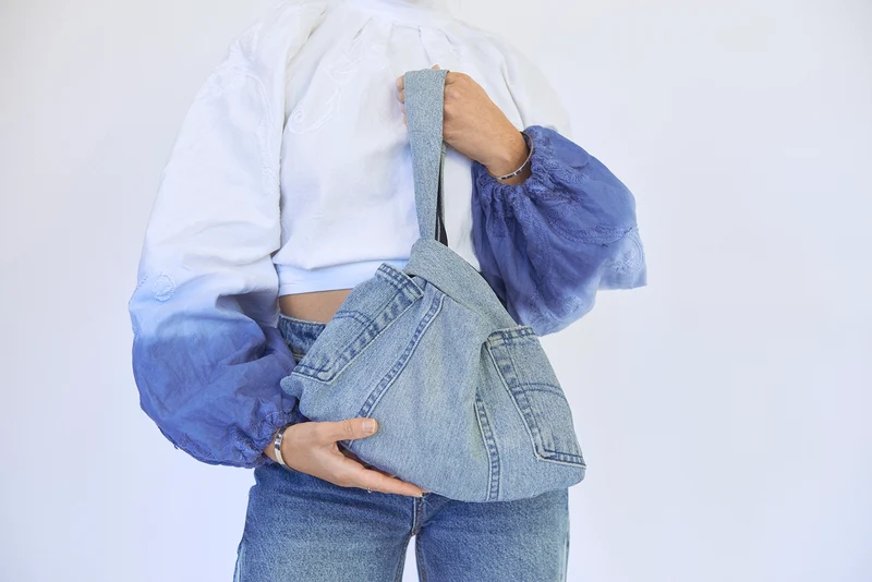 Vintage jeans Väska
